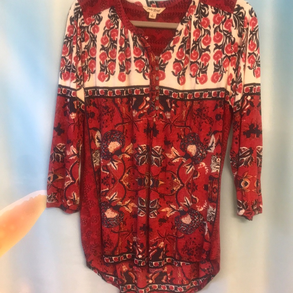 LUCKY BRAND SIZE LARGE TUNIC